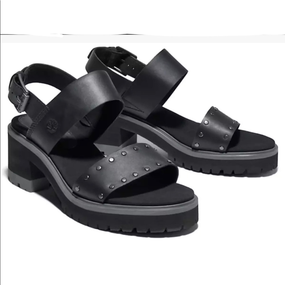 Timberland Women’s VIOLET MARSH 2-BAND SANDAL, Saddle - Picture 3 of 4
